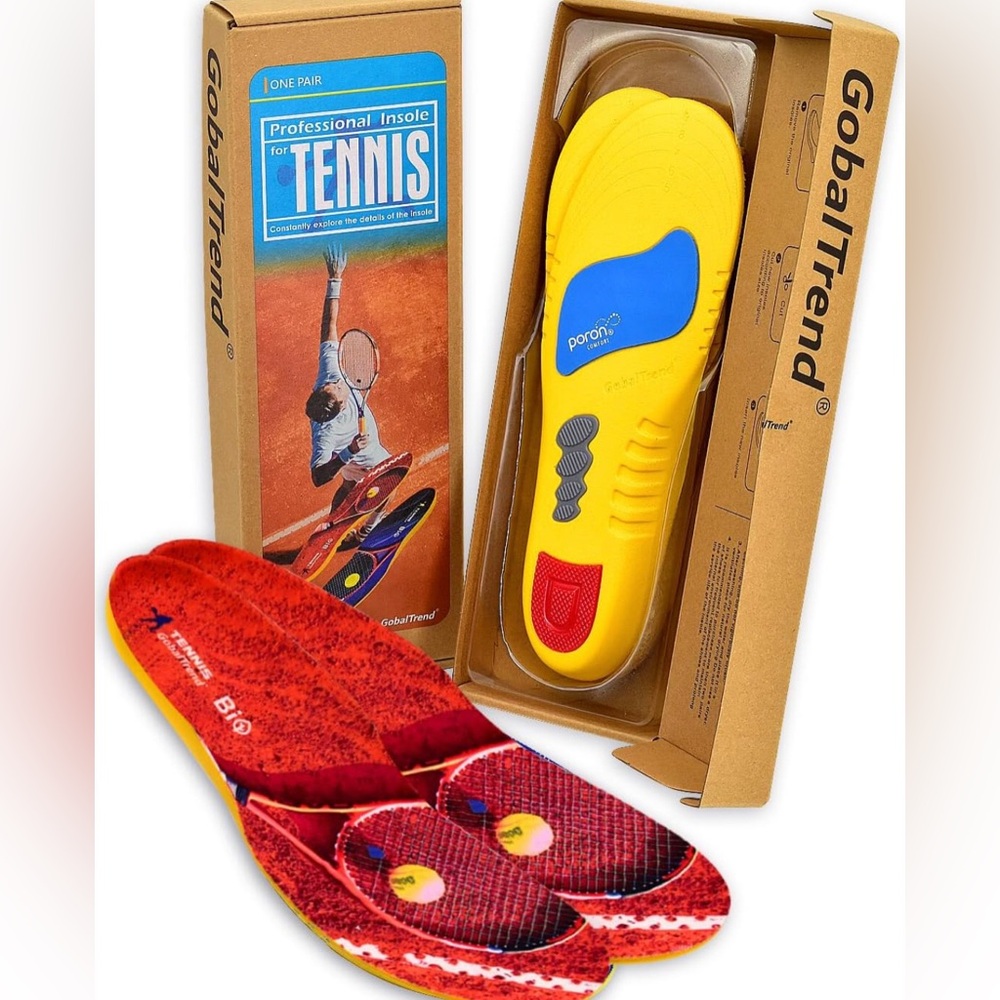 Global Trends Professional Insole for Tennis Women’s Size 5-10
